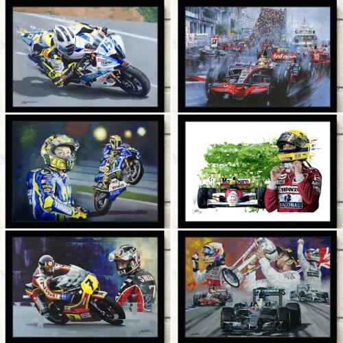 Car Racing Ferrari Locomotive Diamond Painting Diamond Mosaic Cross Stitch Kits Full Diamond Embroidery Room Decoration