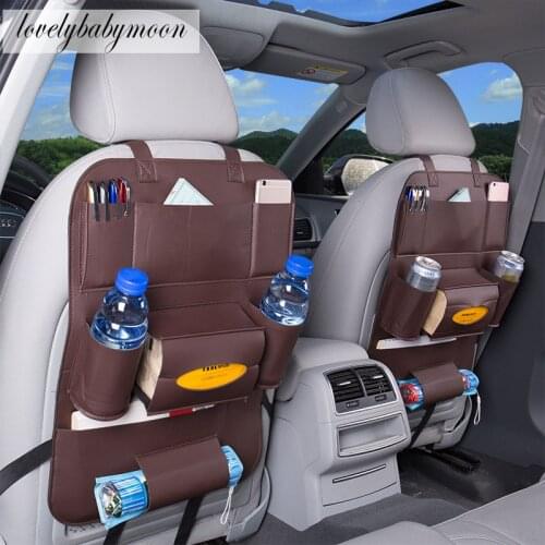 Sunveno Car Backseat Organizer Car Seat Organizer Back Seat Storage Bag,Touch Screen,Tablet Holder to Organize iPad Bottles