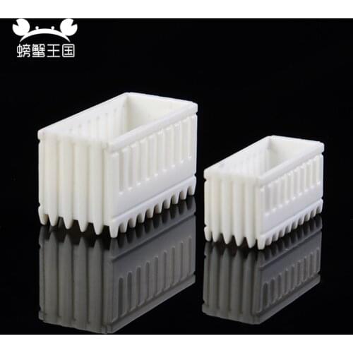 1:50 1:75 1:100 1:150 Plastic Modeling Flower Pot Tabletop Model Green Plant Basin Home Decor Ikebana