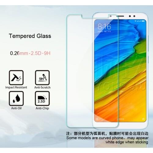 2pcs Tempered Glass Film Full Cover Protect 9H Protective Glass Film For Xiaomi redmi Note 3 4 4X 5 5A 5pro 5APrime