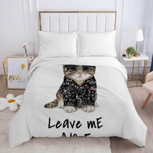 Duvet cover Quilt/Blanket/Comfortable Case Luxury Bedding 140x200 150x200 240x220 240x260 for Home 3D Print animal CAT