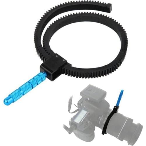 Adjustable Zoom Focusing Follow Focus Handle Scale Lever with Gear Ring for Camera Lens