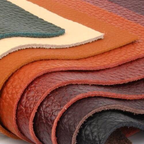 High Quality 3mm Thick Handmade Tanned Vegetable Colorful Genuine Leather Craft DIY Belt Butt Cowhide Leather Fabric