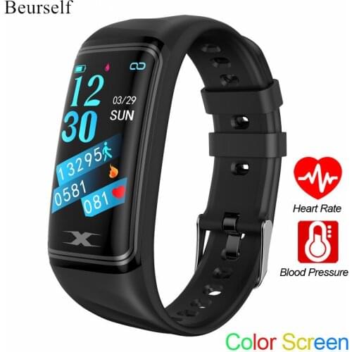 Smart Bracelet V30 Men Heart Rate Fitness Tracker Sport Smartwatch Women Blood Pressure Waterproof Color Android IOS Wristband
