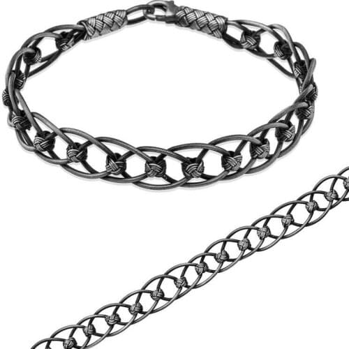 Tevuli 925 Sterling Silver Bulk Hand Wraps Kazaziye Unisex Bracelet