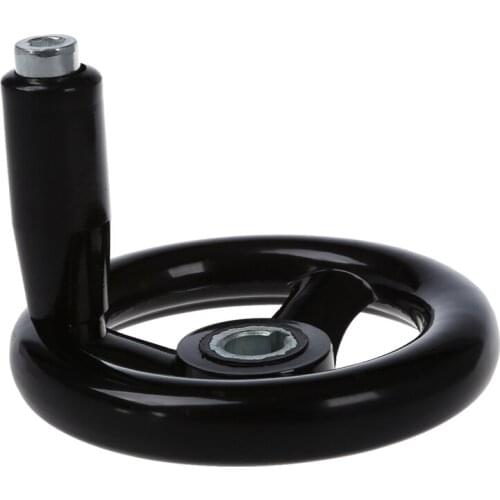 3.9" Diameter Hand Wheel w Revolving Handle for Milling Machine