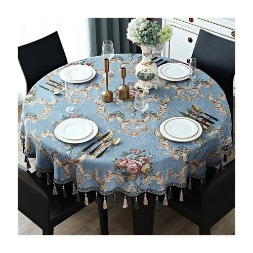 ZHUO MO Jacquard Tablecloths On The Table China