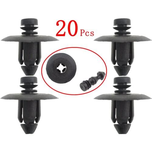 20pcs Door Pannel Clips Trim Mountings Fastener Screws for Chrysler Dodge