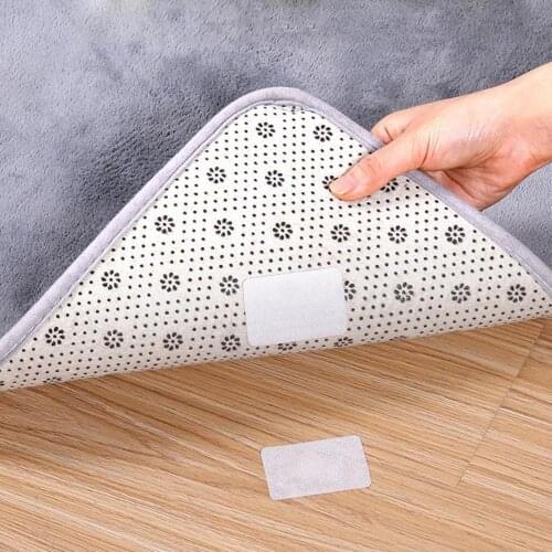 5Pcs Super Sticky Magic Nylon Non-Slip Sticker Square Hook Loop Fastener Adhesive Tape Loop Disks Velcros Glue Household