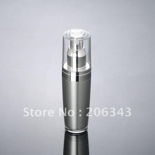 30ml acrylic silver lotion pump bottle or mist spray bottle ,cosmetic container, ,Cosmetic bottle Cosmetic Packaging