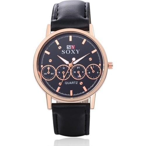 2021 SOXY Top Brand Watch Fashion Cool Sport Watches Men Watch Luxury Leather Quartz Watch Hombre Hour Clock Relogio Masculino