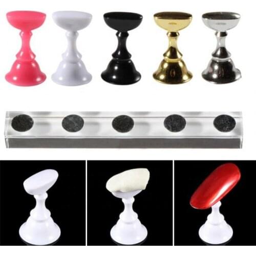 Nail Art Practice Display Stand Nail Art Practice Block Checkerboard Holder Acrylic Base Nail Shop Practice Stand DIY Nail Art