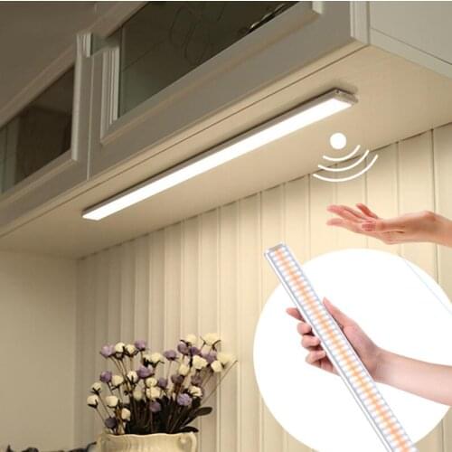 80/120/160 Leds PIR LED Motion Sensor Light Cupboard Wardrobe Bed Lamp LED Under Cabinet Night Light for Closet Stairs Kitchen