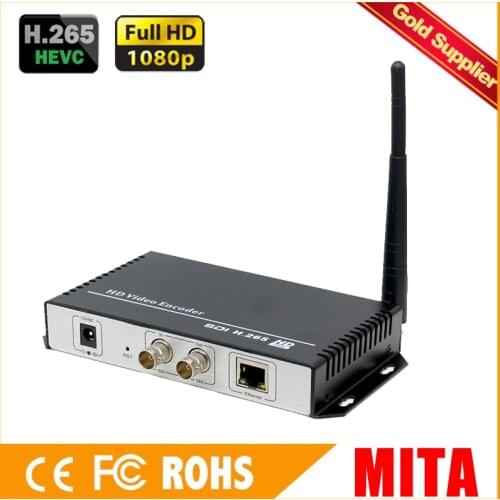 HD H.265 SDI video encoder WiFi for IPTV streaming to Youtube Wowza Facebook Ustream