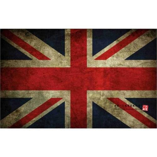 Cool Grunge Union Jack Sticker - Self Adhesive Vinyl for Car, Van, Lorry, Laptop