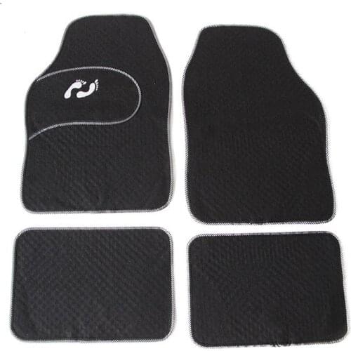 Floor Mats for Car 4-piece Blanket Material Universal Anti-slip Floor Mats for All Seasons Wholesale Car Floor Mats