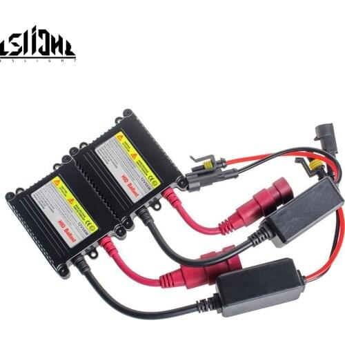 LSlight 2PCS 35W 55W HID Xenon Ballast DC Slim Ballasts for H1 H3 H7 H11 H4 9005 HB3 9006 HB4 Xenon Lamp