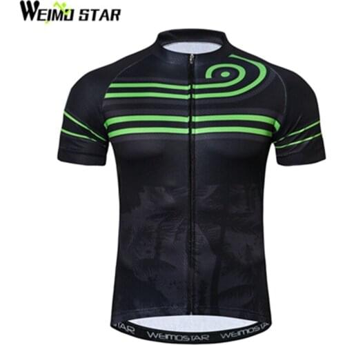 Weimostar Summer Bicycle Jersey Bike Clothing Polyester Black Sports Outdoor Clohtes Team Road Riding Bicycle Maillot Ciclismo