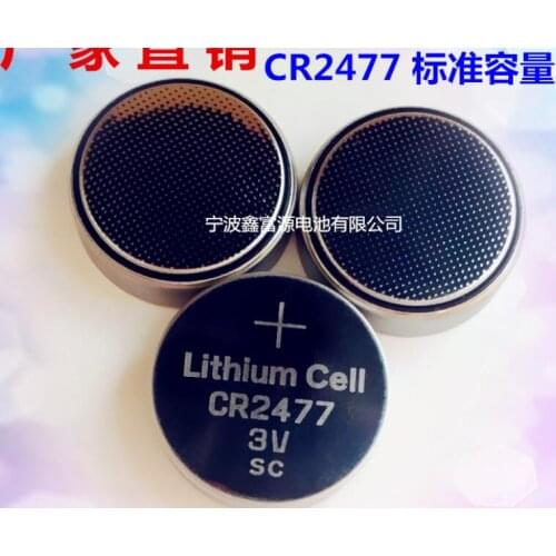10pcs CR2477 3V 1000mAh Lithium Button Coin Battery for watches, calculator,flashlights etc