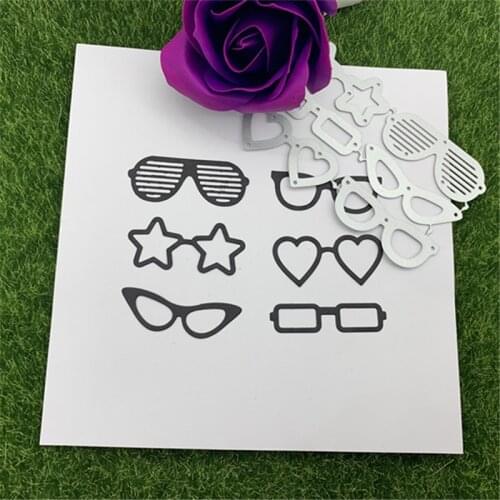 Sunglasses Glasses set Metal Cutting Dies Stencils For DIY Scrapbooking Decorative Embossing Handcraft Die Cutting Template