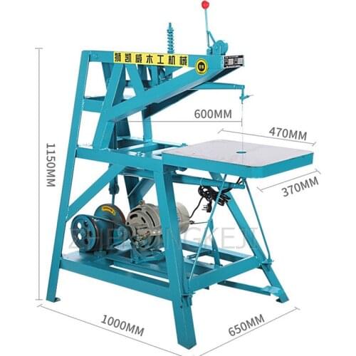 Desktop Electric Pull Flower Saw Wire Saw Multifunction Curve Saw Tools Carved Pull Flower Steel Wire Saw Woodworking Equipment