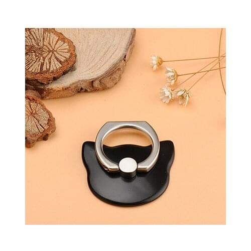 Universal Stent Mobile Phone Holder Stand Finger Ring Magnetic For cute Cell Smart Phone Transparent holder for iphone XS MAX 8