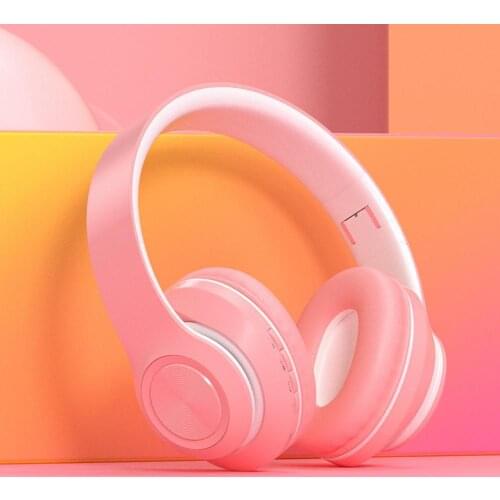 P33 Foldable Bluetooth 5.0 Headphone Wireless HiFi Sound Quality Headset Support TF Card Earphone for Computer Game Mobile Phone