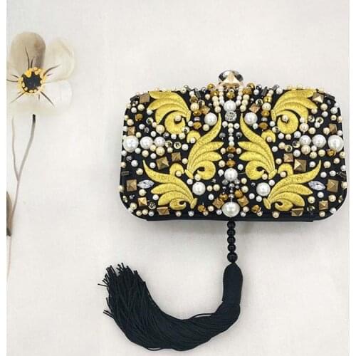 Green Clutch Purse Womens Wedding Bag Crystal Evening Clutch Bags Rhinestone Beaded Party Handbags Bridal Purse