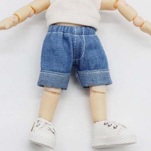 1/12 bjd Doll Clothes OB11 Short Pants Fit GSC Ob11,obitsu11 Jeans Accessories