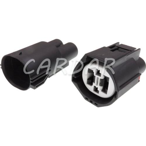 1 Set 4 Pin 7283-8497-90 Waterproof Connector Electric Fan Socket Plug For Ford Focus Volvo Land Rover