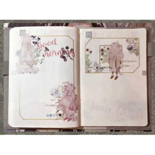 1 Loop 6cmx80cm Night Sweetheart Pure Love Boyfriend Journal Washi Tape Paper Taiwan