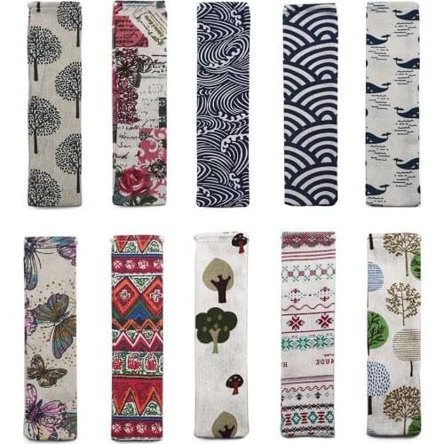 1pcs Reusable Straws Bag Metal Drinking Straws Silicone Cover Straws Brush Chopsticks Knife Fork Spoon Storage Bag Wholesale