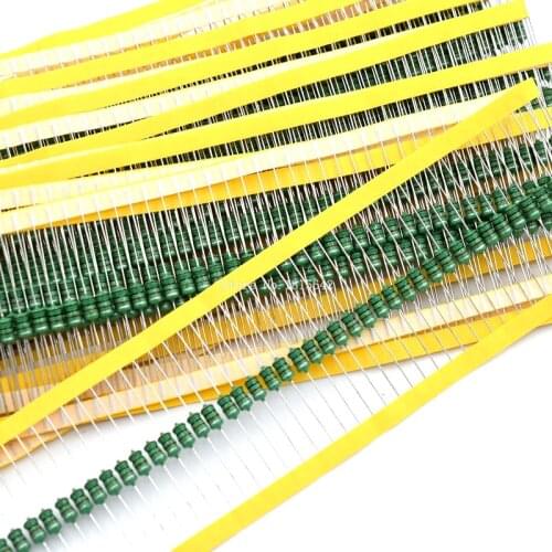 20PCS Color Ring Inductor 0510 1W DIP Inductance 100uH - 1mH 100UH 220UH 330UH 470UH 1MH 101 221 331 471 102