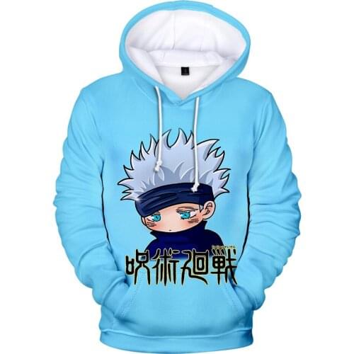 2021 3D Print Jujutsu Kaisen Hoodies Anime Clothes Men Women Hoodie Cartoon Boys girls Kids Jujutsu Kaisen Sweatshirts Manga
