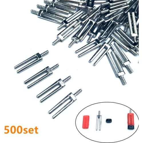 21mm Dental Laboratory Use Double Twin Pin with Plastic Easily used with Pindex Machine 500sets