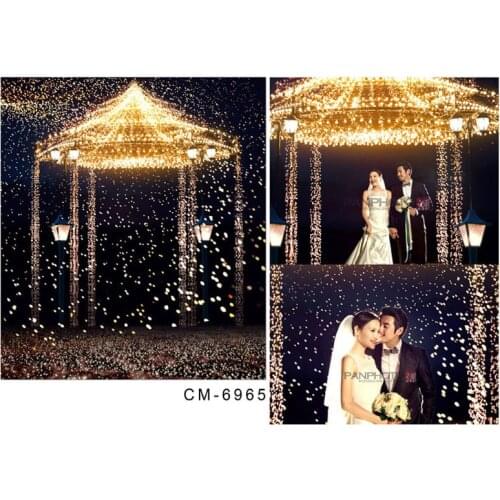 5X7ft Wedding Photo Studio Background Vinyl Photography Background Star Highlights romantic aesthetic fireworks castle CM-6965