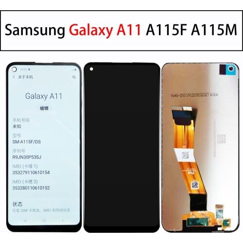 6.4'' New Lcd For Samsung Galaxy A11 SM-A115M SM-A115F LCD Display Touch Screen Assembly For Samsung A115F A115F/DS Lcd