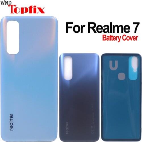 6.5"For Oppo Realme 7 Back Housing Back Cover Battery Case For Realme 7 Battery Cover Replacement