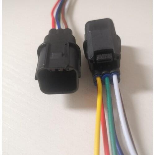 6 Pin/Way Male Taillight Lamp Connector Sumitomo HVG 040 Plug Wire Harness Cable Pigtail For Honda Motorcycle 6188-4908