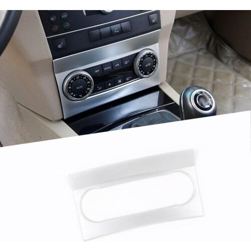 ABS Chrome For Mercedes benz GLK Class X204 2008-2012 Car Center Console Air Conditioning Vent Frame Trim Accessories