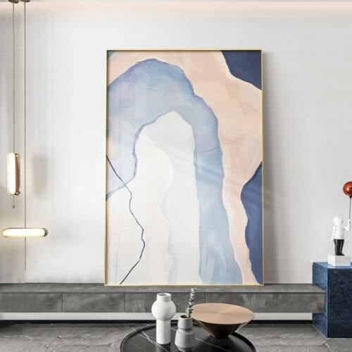 Abstract Colorful Canvas Painting Posters and Prints Modern Minimalist Wall Art Home Decoration Pictures for Living Room Bedroom