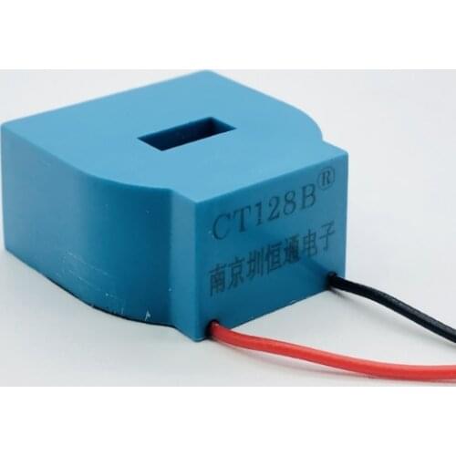 AC Akım Trafosu Sensörü CT128B Parametre 80A: 40mA Trafo Kare Geçmek