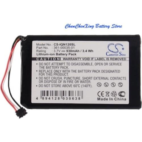 Cameron Sino Battery 361-00035-01 for Garmin Nuvi 1200, 1205, 1205W, 1250, 1255W, 1260, 1260W, 140T, 150T, 2595LMT