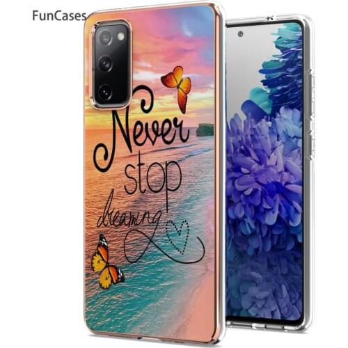 Cases Girly Cover For Samsung S20 Lite Marble Flower Soft Silicone Phone Bag Samsung accesorios S20 Fan Edition FE S20FE 5G Caso