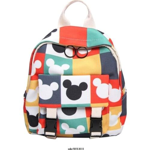 Cartoon Disney Children Cartoon Bag Mickey Mouse Minnie Backpack For Boys Girls Kindergarten School Bag