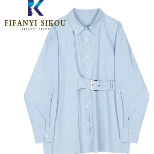 Голубые блузки FIFANYI SIKOU China At AliExpress