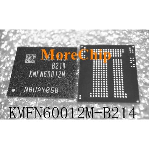 KMFN60012M-B214 eMMC EMCP UFS BGA221 Chip NAND Flash Memory IC 8GB 8+1 Soldered Ball Pins 2pcs/lot
