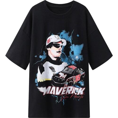 Oversize Women Soft Cotton O Neck T-shirt 2021 Summer Fashion Ladies High Street Casual Loose T-shirt Female Printed T-Shirt