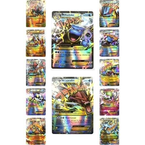 Pokemon Cards No Repeat VMAX MEGA Pikachu Charizard English Version Game Shining Collection Battle Carte Trading Cards Kids Toys