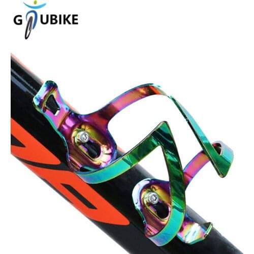 GTUBIKE Bicycle Bottle Cages Cycling Aluminum Alloy Lightweight Drink Water Bottle Rack Riding Colorful Kettle Holder Bracket